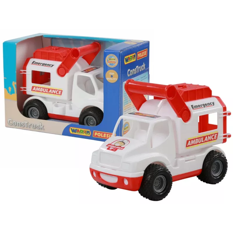 WADER POLESIE Auto ConsTruck Ambulance White Polesie 41913