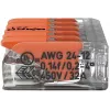 WAGO 221-415 COMPACT ühendusklamber 5 juhile, 0,2-4 mm², 25-pakk