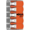 WAGO 221-415 COMPACT ühendusklamber 5 juhile, 0,2-4 mm², 25-pakk