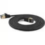 Wantec Patch Cable SSTP CAT7 Ste. CAT6a d=4mm 10.00m Black