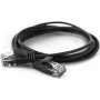 Wantec Patch-kaabel UTP CAT6a d=2,8mm 20,00m Must