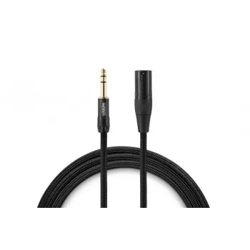 Warm Audio Premier Series XLR-isane kuni 6,35mm TRS-isane helikaabel 1,8m must