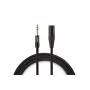 Warm Audio Premier Series XLR-isane kuni 6,35mm TRS-isane helikaabel 1,8m must