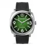 WATCHPEOPLE Naiste kvarts-analoogkell 700987 - 45mm musta numbrilaud ja kunstnahast rihm