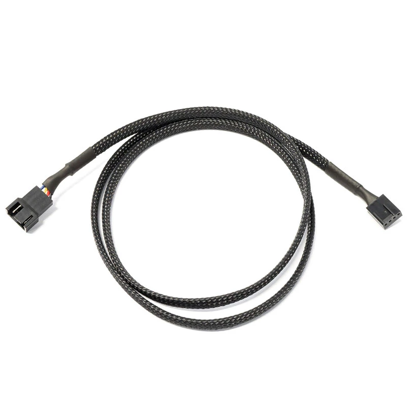 Watercool 4-Pin PWM pikenduskaabel, must - 90 cm