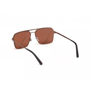 WEB EYEWEAR MAN WE0261-6036E Päikeseprillid Havana/Pruun atsetaatraam Roheline polükarbonaat lääts 60/14/145 mm