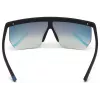 WEB EYEWEAR Meeste päikeseprillid WE0221-02Z Must atsetaatraam Hallid läätsed UV400