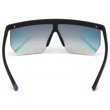 WEB EYEWEAR Meeste päikeseprillid WE0221-02Z Must atsetaatraam Hallid läätsed UV400