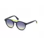 WEB EYEWEAR Unisex päikeseprillid WE0262-5190W Ruudukujuline atsetaatraam musta värvi hallide läätsedega 51/19/145 mm