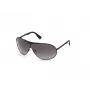 WEB EYEWEAR Unisex Päikeseprillid WE0282-0001B Must Raam Hallid Läätsed UV400 Kategooria 3