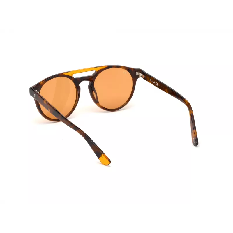 WEB EYEWEAR Unisex WE0262-5156J Ristkülikukujulised atsetaatpäikeseprillid Havana/Pruun Gradientlääts 51/19/145 mm UV400