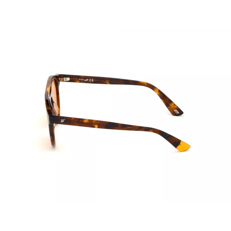 WEB EYEWEAR Unisex WE0262-5156J Ristkülikukujulised atsetaatpäikeseprillid Havana/Pruun Gradientlääts 51/19/145 mm UV400