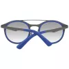WEB EYEWEAR WE0143-4991X Unisex Päikeseprillid, Ruudukujuline Atsetaatraam, Hallid Läätsed, 49/22/140 mm