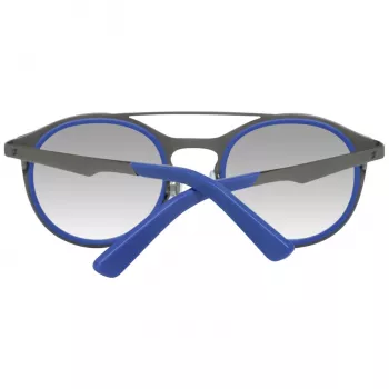 WEB EYEWEAR WE0143-4991X Unisex Päikeseprillid, Ruudukujuline Atsetaatraam, Hallid Läätsed, 49/22/140 mm