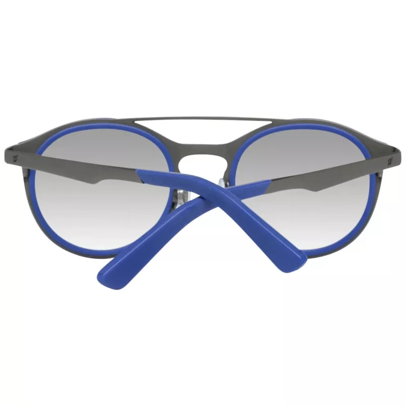 WEB EYEWEAR WE0143-4991X Unisex Päikeseprillid, Ruudukujuline Atsetaatraam, Hallid Läätsed, 49/22/140 mm