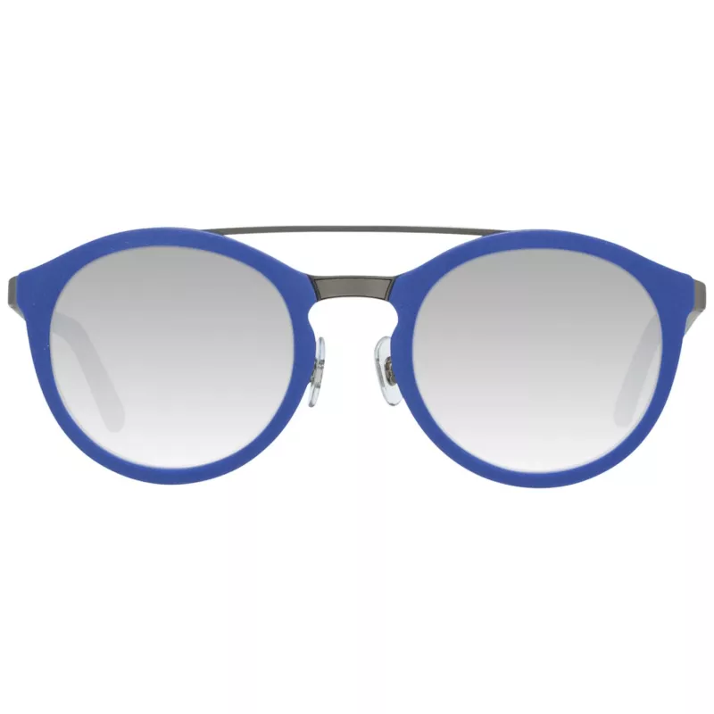 WEB EYEWEAR WE0143-4991X Unisex Päikeseprillid, Ruudukujuline Atsetaatraam, Hallid Läätsed, 49/22/140 mm