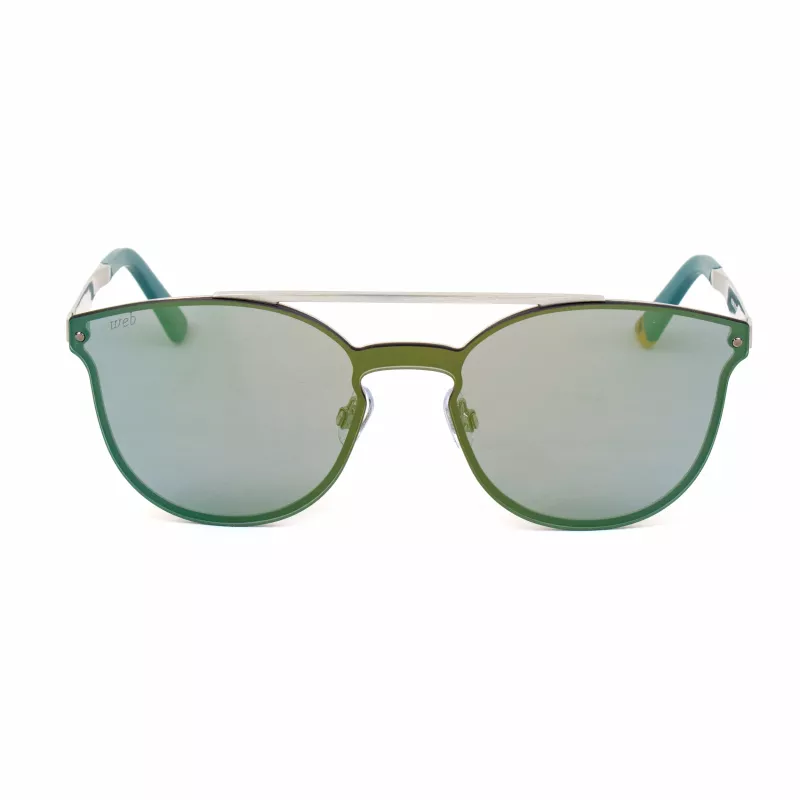 WEB EYEWEAR WE0190-09Q Unisex Päikeseprillid - Geomeetriline atsetaatraam UV400 polükarbonaatklaasidega