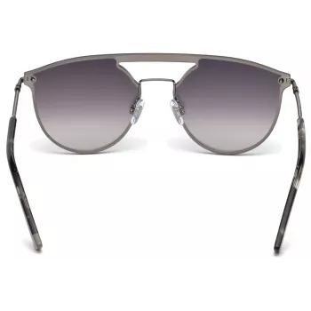 WEB EYEWEAR WE0193-08C Unisex Ristkülikukujulised Päikeseprillid Havana Atsetaatraamiga Pruun Polükarbonaat Lääts UV400