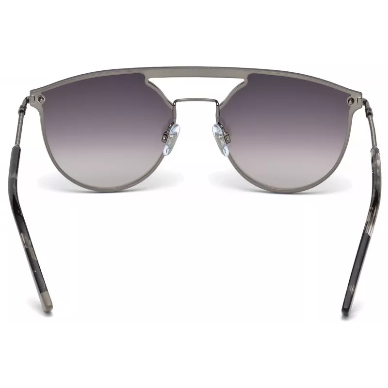 WEB EYEWEAR WE0193-08C Unisex Ristkülikukujulised Päikeseprillid Havana Atsetaatraamiga Pruun Polükarbonaat Lääts UV400