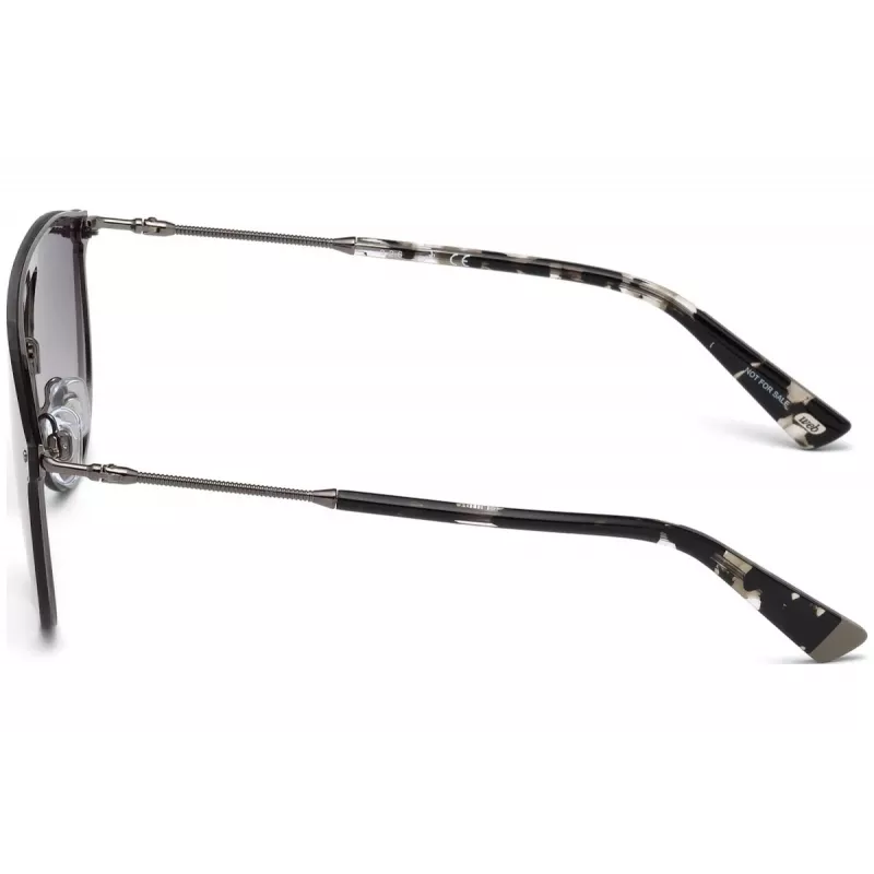 WEB EYEWEAR WE0193-08C Unisex Ristkülikukujulised Päikeseprillid Havana Atsetaatraamiga Pruun Polükarbonaat Lääts UV400