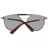 WEB EYEWEAR WE0193-13808V Unisex Päikeseprillid - Läikiv Must Raam, Suitsuläätsed, 54mm