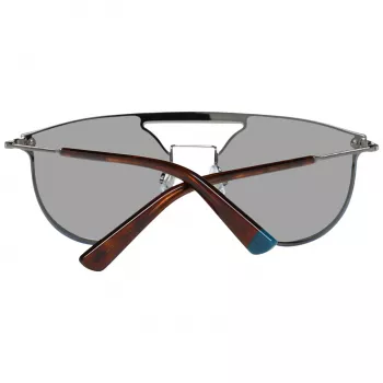 WEB EYEWEAR WE0193-13808V Unisex Päikeseprillid - Läikiv Must Raam, Suitsuläätsed, 54mm