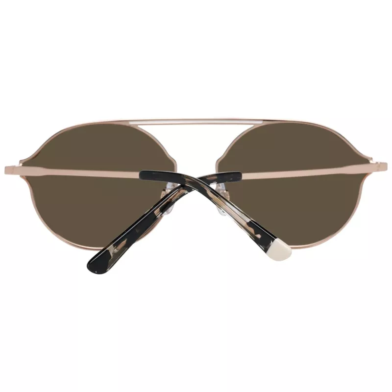 WEB EYEWEAR WE0198-5734G Unisex Päikeseprillid - Must atsetaatraam, hallid läätsed, 57 mm