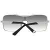 WEB EYEWEAR WE0202-16C Unisex Päikeseprillid, Läikiv Must Raam, Hallid Läätsed, 54mm