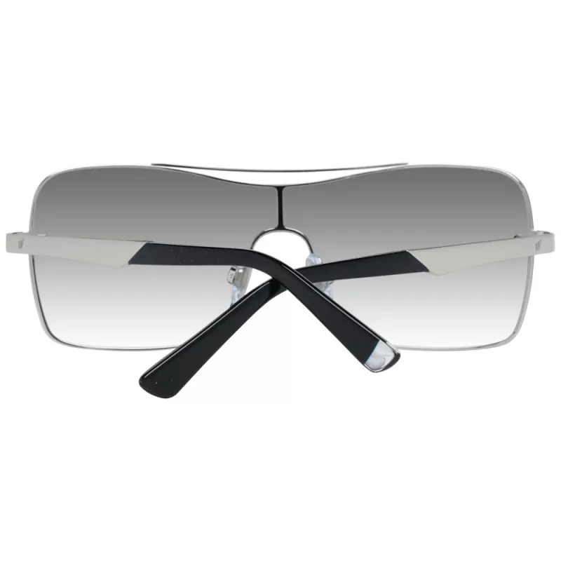WEB EYEWEAR WE0202-16C Unisex Päikeseprillid, Läikiv Must Raam, Hallid Läätsed, 54mm