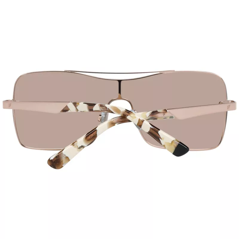 WEB EYEWEAR WE0202-34G Unisex Havana Acetate Päikeseprillid Roheliste Polükarbonaat Läätsedega UV400