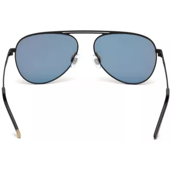 WEB EYEWEAR WE0206-02G Unisex Ristkülikukujulised Päikeseprillid - Havana atsetaatraam, rohelised polükarbonaat läätsed, UV400 kaitse