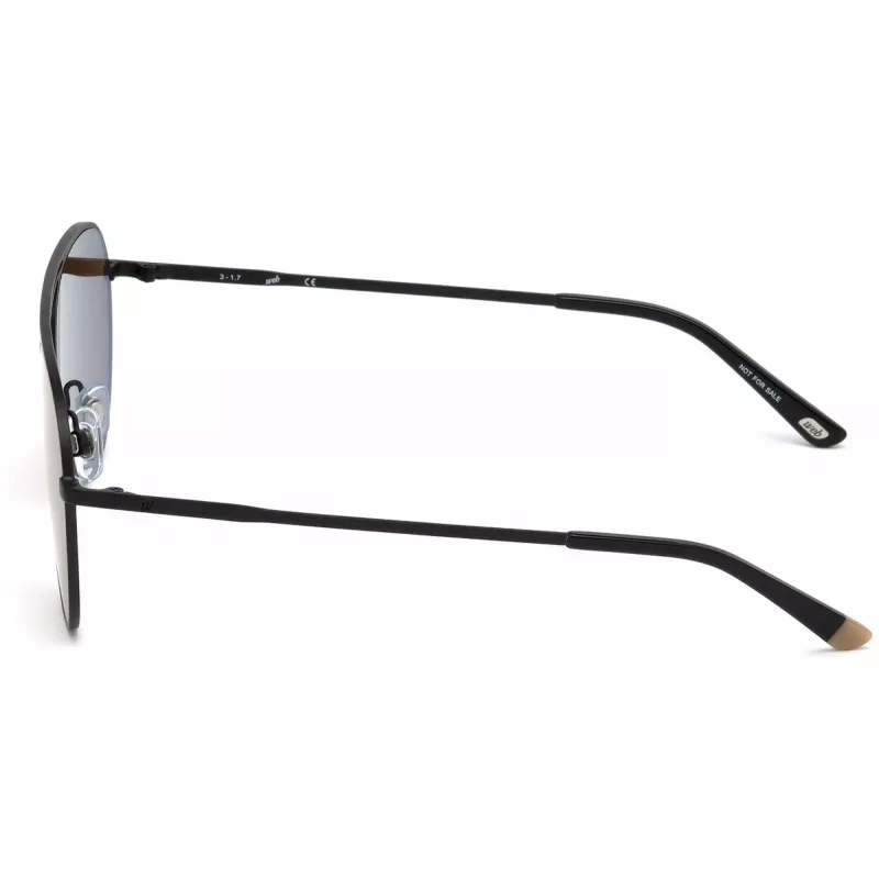 WEB EYEWEAR WE0206-02G Unisex Ristkülikukujulised Päikeseprillid - Havana atsetaatraam, rohelised polükarbonaat läätsed, UV400 kaitse