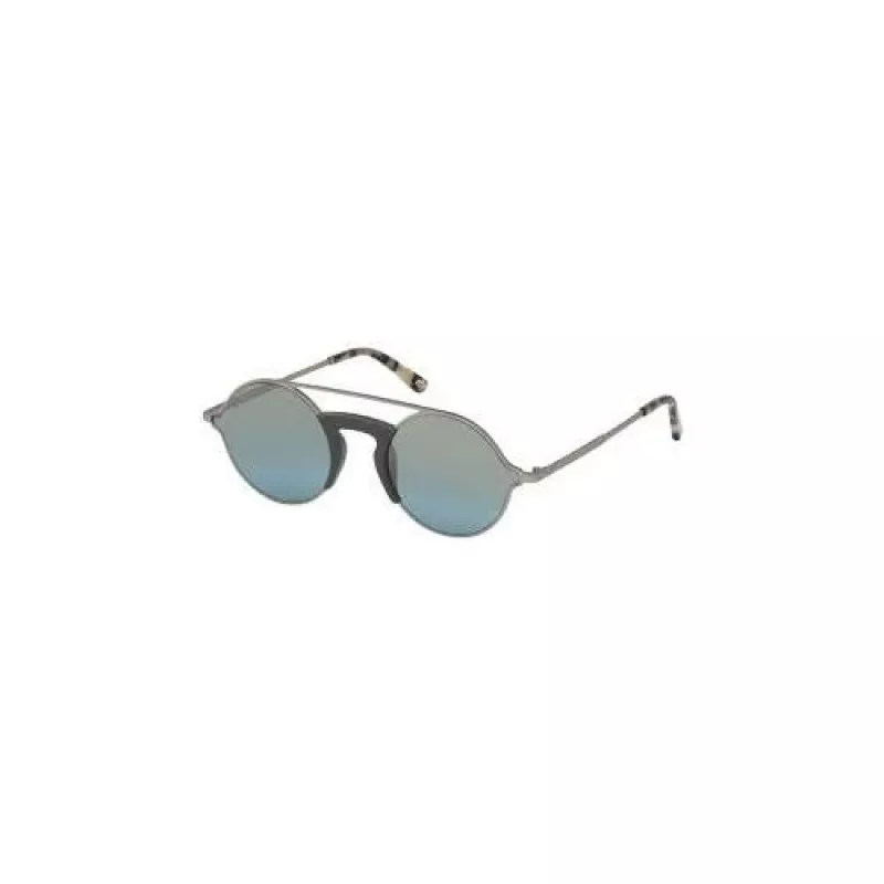 WEB EYEWEAR WE0247-09Q Unisex ruudukujulised päikeseprillid Havana atsetaatraamiga, pruun polükarbonaat lääts, UV400