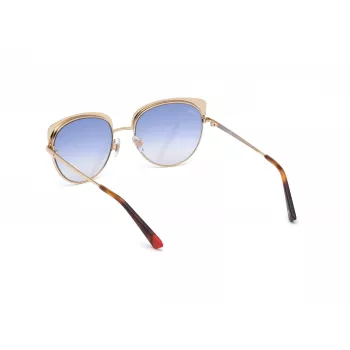 WEB EYEWEAR Naiste liblikpäikeseprillid WE0271-5532W Havana atsetaat pruun gradient UV400 55/18/140