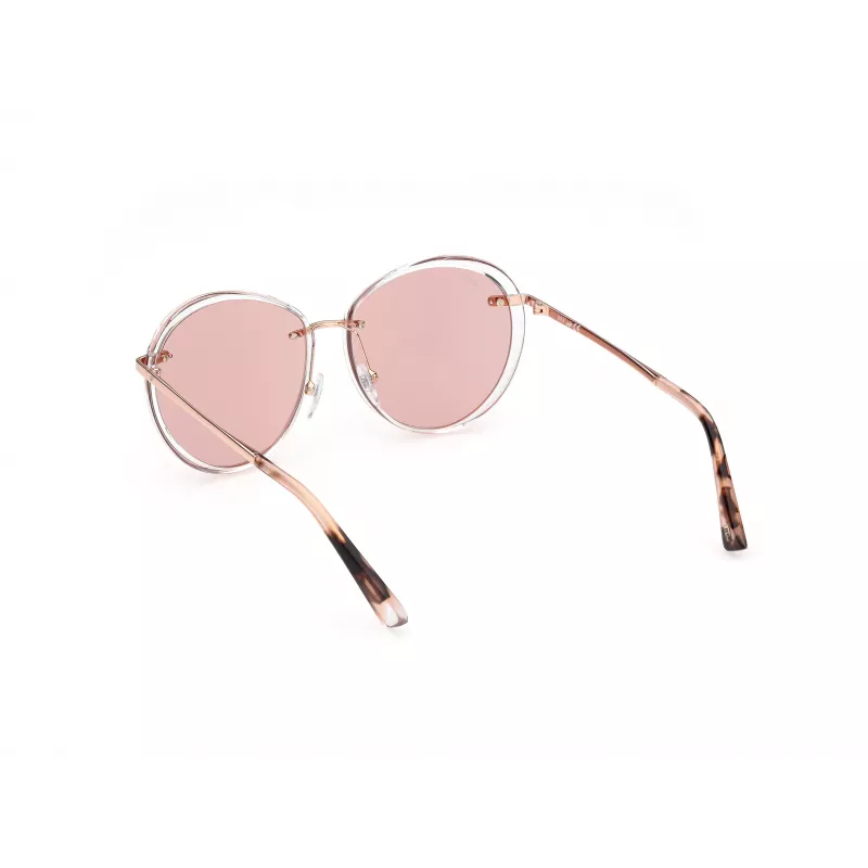 WEB EYEWEAR Naiste kassisilma päikeseprillid WE0297-5726Z Pruun Havana/kuldne toon