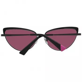 WEB EYEWEAR Naiste kandilised atsetaatpäikeseprillid WE0272-5901Z - Must raam, hallid läätsed 59 mm