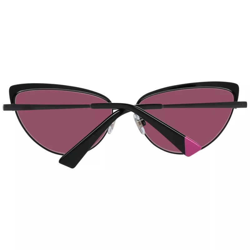 WEB EYEWEAR Naiste kandilised atsetaatpäikeseprillid WE0272-5901Z - Must raam, hallid läätsed 59 mm