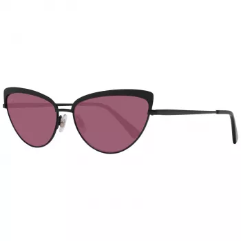 WEB EYEWEAR Naiste kandilised atsetaatpäikeseprillid WE0272-5901Z - Must raam, hallid läätsed 59 mm