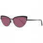 WEB EYEWEAR Naiste kandilised atsetaatpäikeseprillid WE0272-5901Z - Must raam, hallid läätsed 59 mm