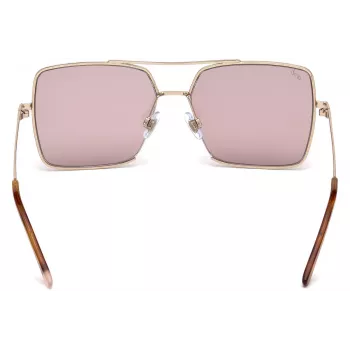 WEB EYEWEAR Naiste päikeseprillid WE0210-28Y Havana pruun atsetaat kandiline raam UV400