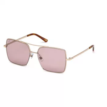 WEB EYEWEAR Naiste päikeseprillid WE0210-28Y Havana pruun atsetaat kandiline raam UV400
