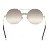 WEB EYEWEAR naiste päikeseprillid WE0211-28G kuldne metallraam, pruun gradientlääts 59 mm