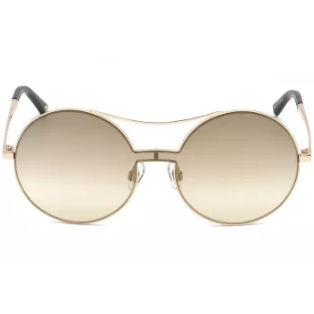 WEB EYEWEAR naiste päikeseprillid WE0211-28G kuldne metallraam, pruun gradientlääts 59 mm