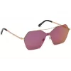 WEB EYEWEAR Naiste päikeseprillid WE0213-34Z Havana pruun kilpkonn atsetaat ruudukujuline raam 59mm