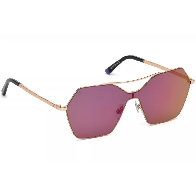 WEB EYEWEAR Naiste päikeseprillid WE0213-34Z Havana pruun kilpkonn atsetaat ruudukujuline raam 59mm
