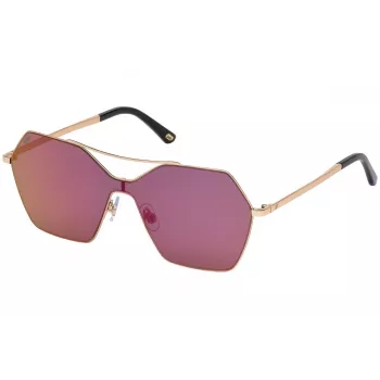 WEB EYEWEAR Naiste päikeseprillid WE0213-34Z Havana pruun kilpkonn atsetaat ruudukujuline raam 59mm