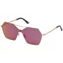 WEB EYEWEAR Naiste päikeseprillid WE0213-34Z Havana pruun kilpkonn atsetaat ruudukujuline raam 59mm