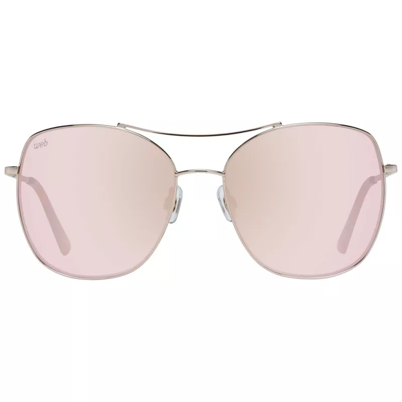 WEB EYEWEAR Naiste päikeseprillid WE0245-5828G Havana pruun gradient ruudukujuline atsetaat UV400