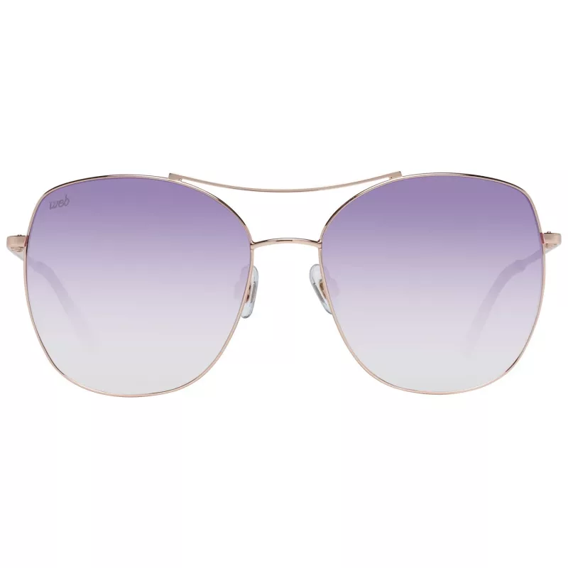 WEB EYEWEAR Naiste päikeseprillid WE0245-5833Z - Pruuni gradiendiga ristkülikukujuline atsetaatraam