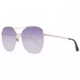WEB EYEWEAR Naiste päikeseprillid WE0245-5833Z - Pruuni gradiendiga ristkülikukujuline atsetaatraam